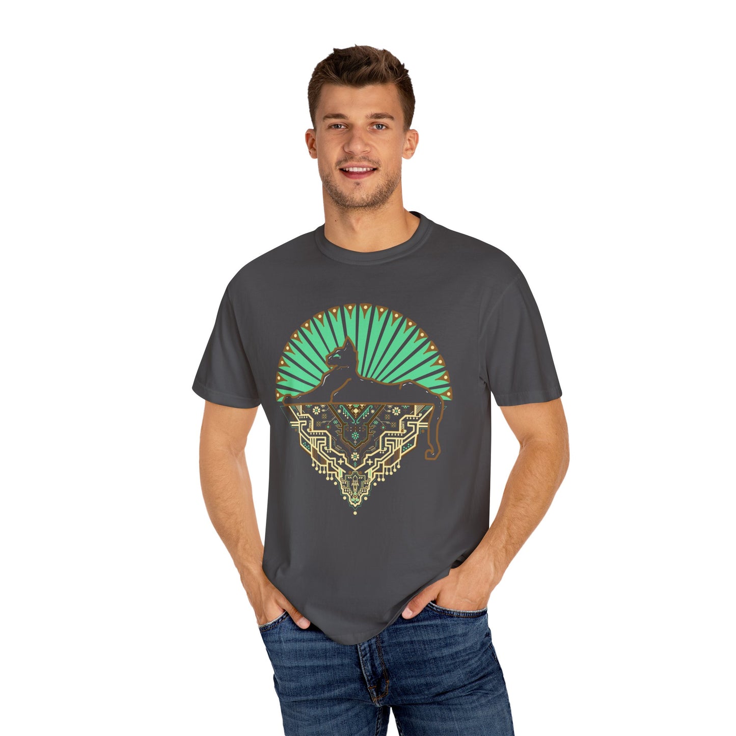 The Cats Under The Stars Tapestry Unisex Tee