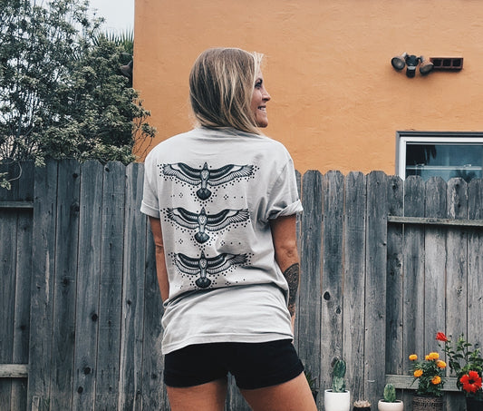 'birds of a feather' unisex tee